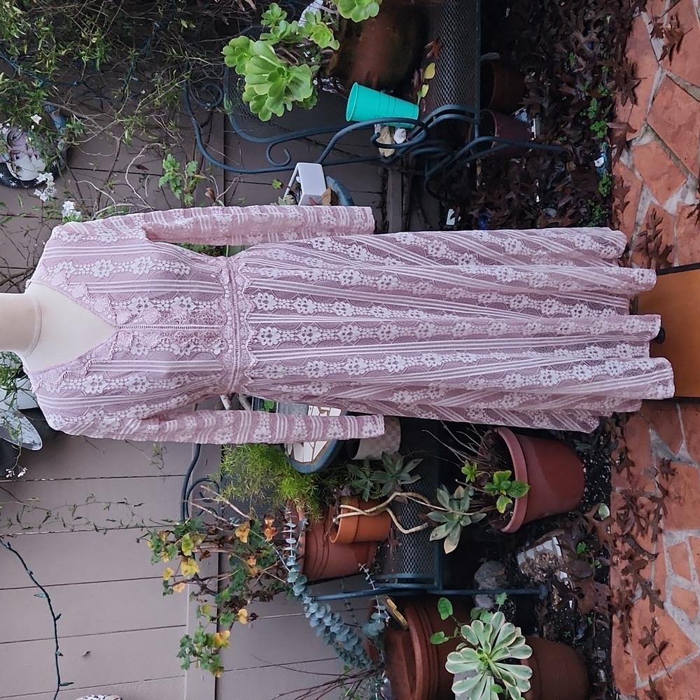 Vicky and Lucas Lace Dress Size Medium